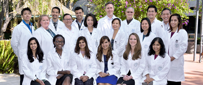 group picture of hospitalist staff